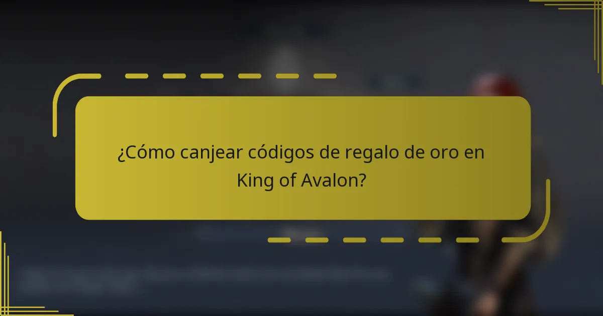 ¿Cómo canjear códigos de regalo de oro en King of Avalon?